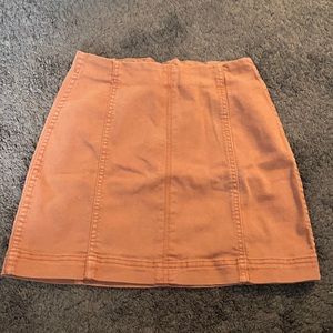 Rust color skirt